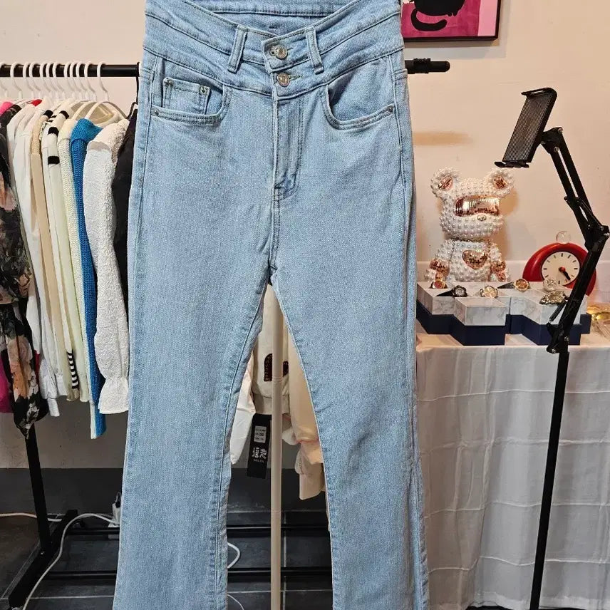 [SOLD OUT] 연청 하이웨스트 부츠컷 청바지