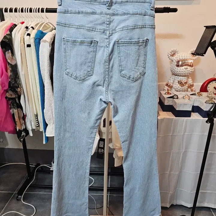 [SOLD OUT] 연청 하이웨스트 부츠컷 청바지
