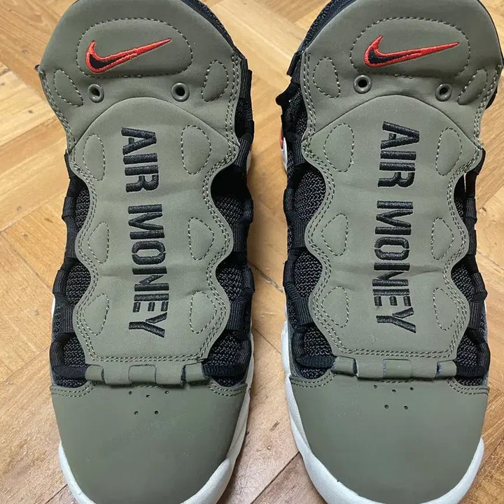 [BUNJANG] Nike Air More Money Olive (AJ2998-200) Shoes / 나이키 에어모어머니 올리브 250