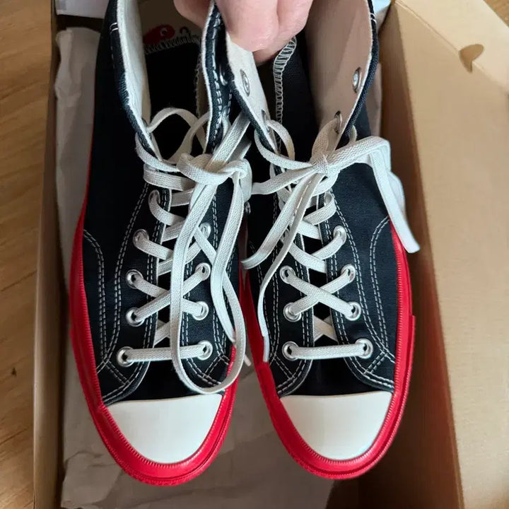 [BUNJANG] Converse Comme des Garcons Play High-Top Sneakers / 컨버스 꼼데가르송 플레이 하이탑