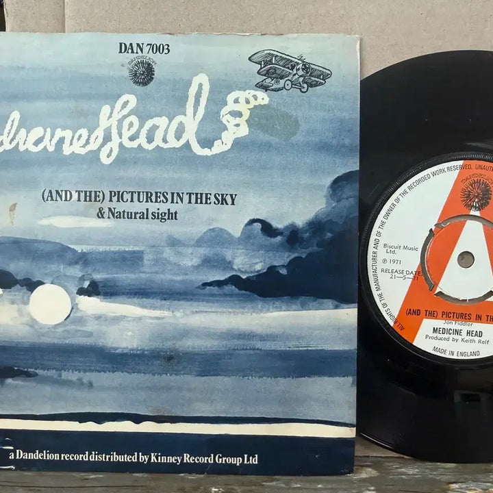 [BUNJANG] Medicine Head (And The) Pictures In The Sky 1971 UK PROMO 7-inch EP / (7인치 EP) Medicine Head 1971년 영국 PROMO 초반