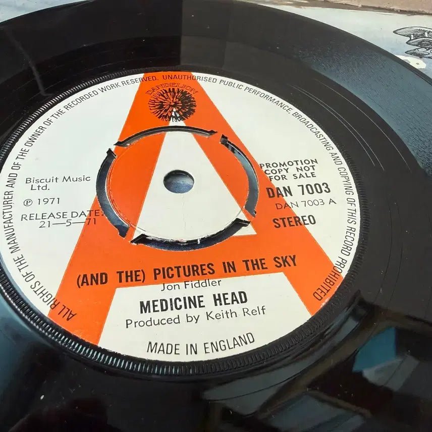 [BUNJANG] Medicine Head (And The) Pictures In The Sky 1971 UK PROMO 7-inch EP / (7인치 EP) Medicine Head 1971년 영국 PROMO 초반