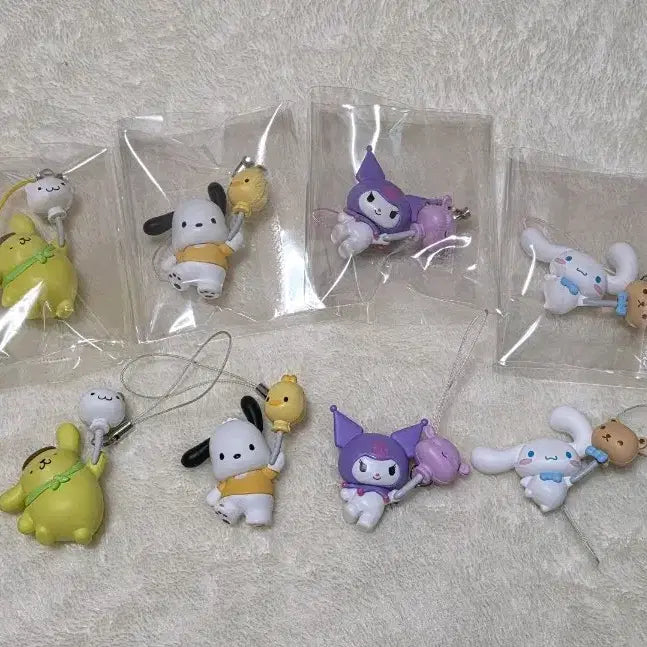 [BUNJANG] Sanrio Balloon Trip Matte Keyring Bundle Set / 산리오 풍선여행 무광 일괄