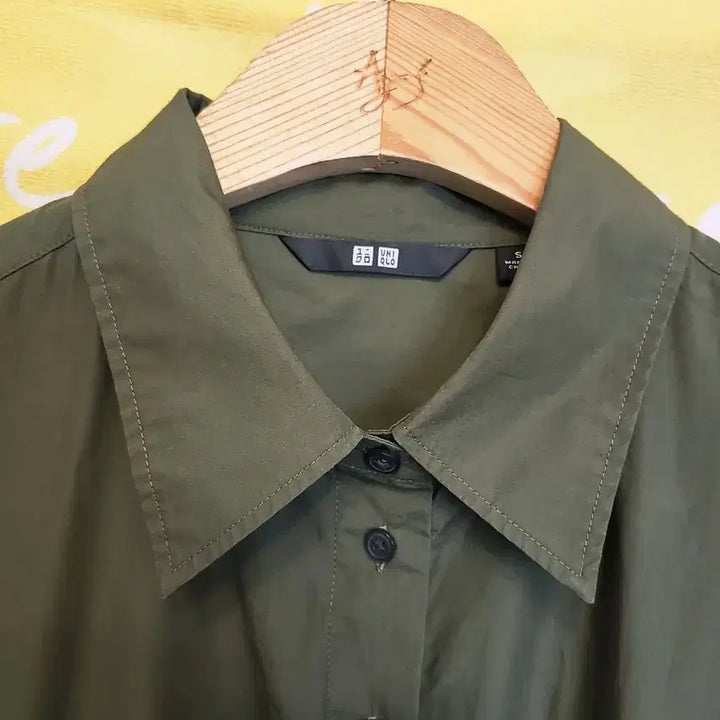[BUNJANG] Uniqlo Shirt Dress Khaki S / 유니클로 셔츠 원피스 카키 S
