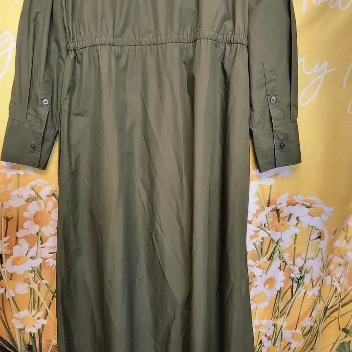 [BUNJANG] Uniqlo Shirt Dress Khaki S / 유니클로 셔츠 원피스 카키 S