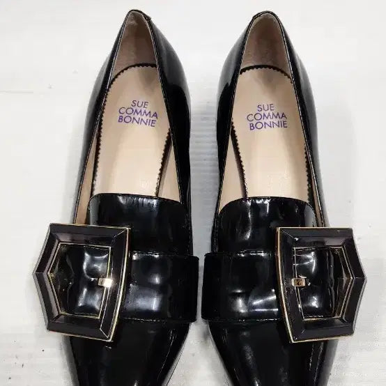 [BUNJANG] Suecomma Bonnie Black Pumps Heel Loafers (Size 230) / 슈콤마보니 블랙 펌프스힐 로퍼230