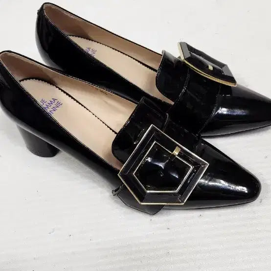 [BUNJANG] Suecomma Bonnie Black Pumps Heel Loafers (Size 230) / 슈콤마보니 블랙 펌프스힐 로퍼230