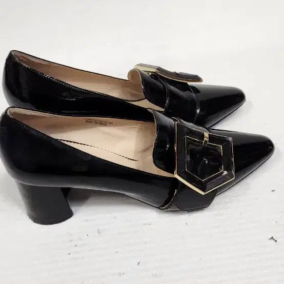 [BUNJANG] Suecomma Bonnie Black Pumps Heel Loafers (Size 230) / 슈콤마보니 블랙 펌프스힐 로퍼230