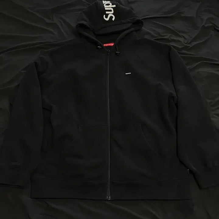 [BUNJANG] Supreme Brim Zip-Up Hoodie Sweatshirt Black L / 슈프림 브림 집업 후드 스웨트셔츠 블랙 L