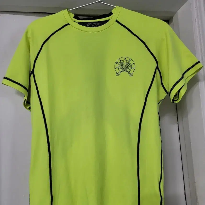 [BUNJANG] Voltex Fluorescent Short Sleeve Compression Shirt Size 1 / VOLTEX 형광 반팔  컴프레션 1사이즈