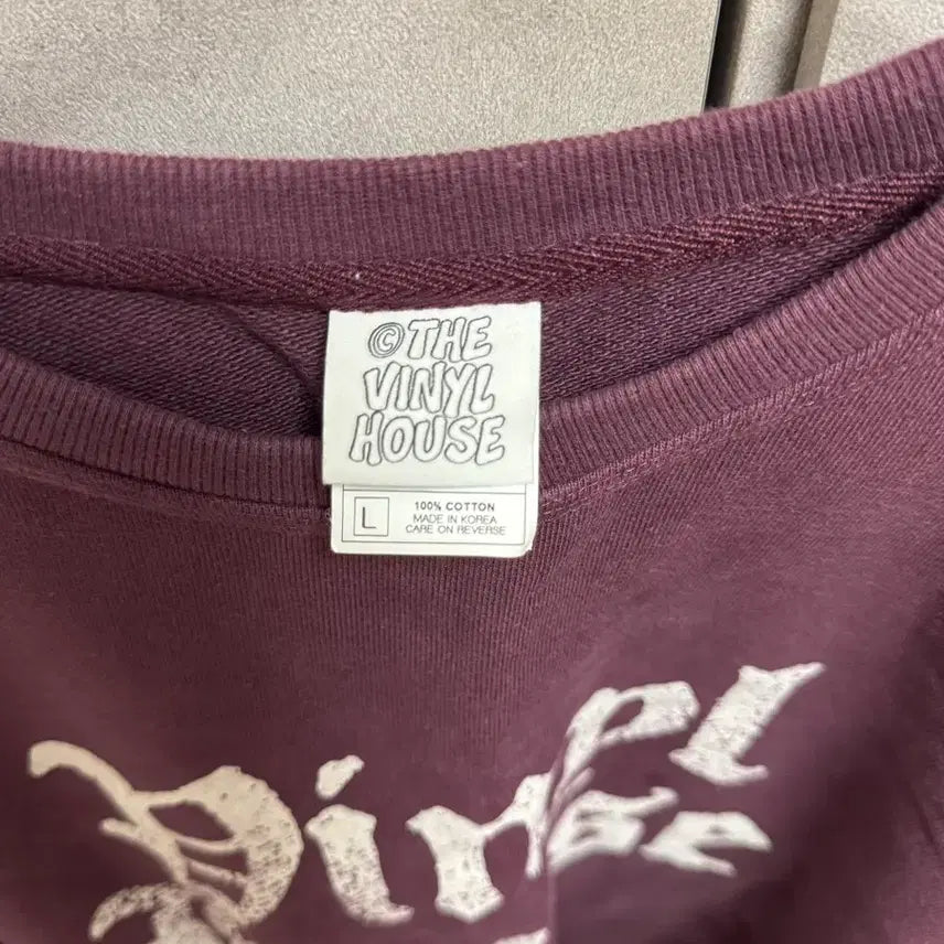 [BUNJANG] The Vinyl House Burgundy Sweatshirt (L) / 더바이닐하우스 버건디 맨투맨(L)