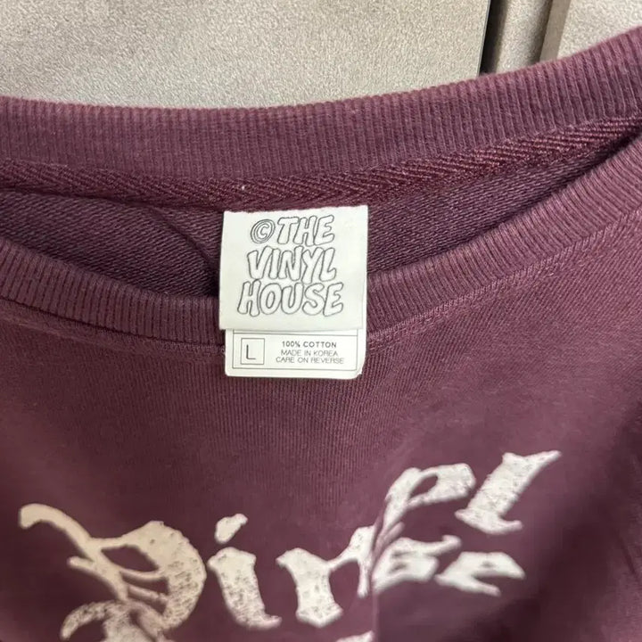 [BUNJANG] The Vinyl House Burgundy Sweatshirt (L) / 더바이닐하우스 버건디 맨투맨(L)