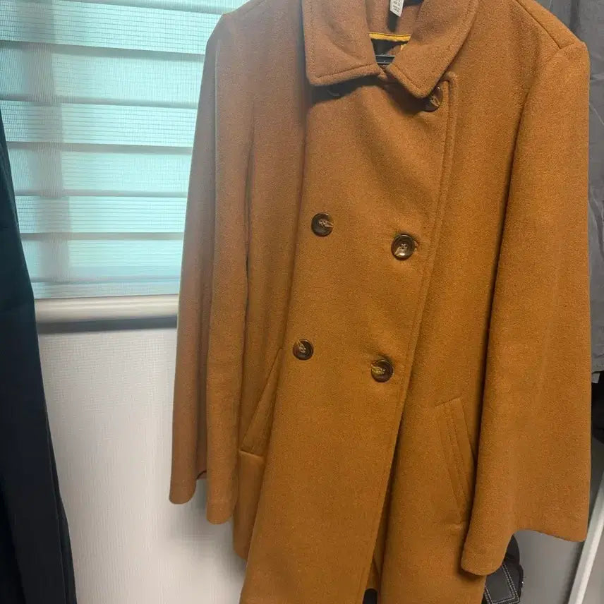 [SOLD OUT] 자라 트라팔룩 더블 브레스트 코트 브라운