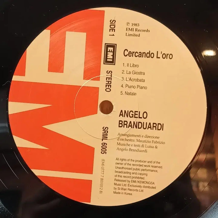 [SOLD OUT] 민트급 ANGELO BRANDUARDI LP