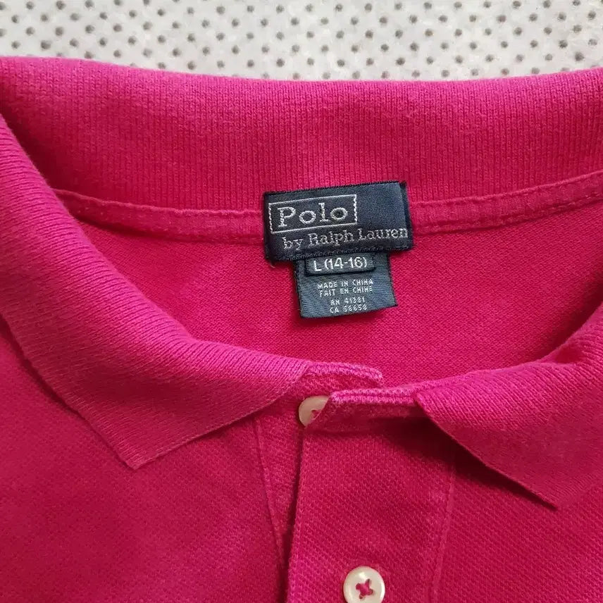 [BUNJANG] Polo Ralph Lauren Pink Short Sleeve Polo Shirt / 폴로 랄프로렌 핑크 반팔 카라티