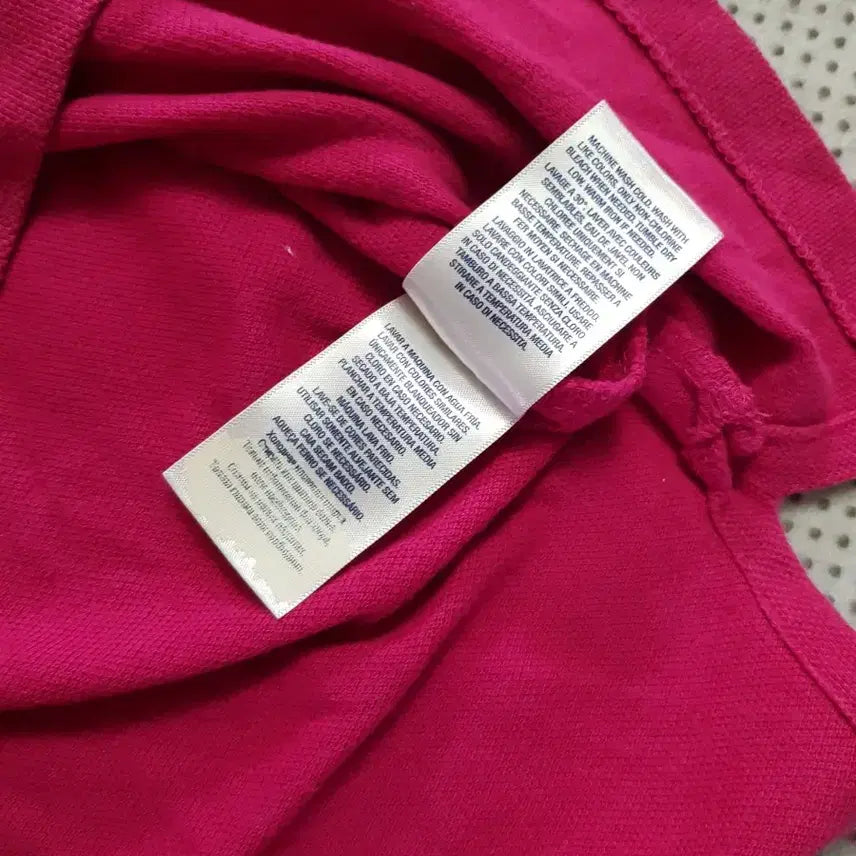 [BUNJANG] Polo Ralph Lauren Pink Short Sleeve Polo Shirt / 폴로 랄프로렌 핑크 반팔 카라티