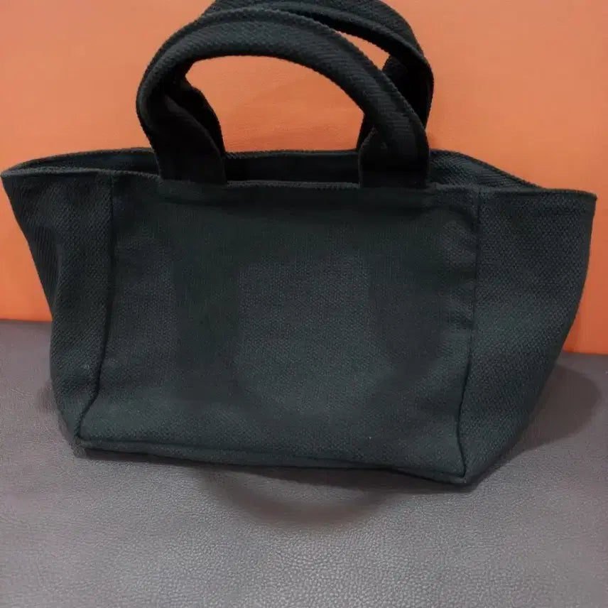 [BUNJANG] Black Canvas Mini Tote Bag / 검정색 캔버스 미니 토트백, 혹은 이너백