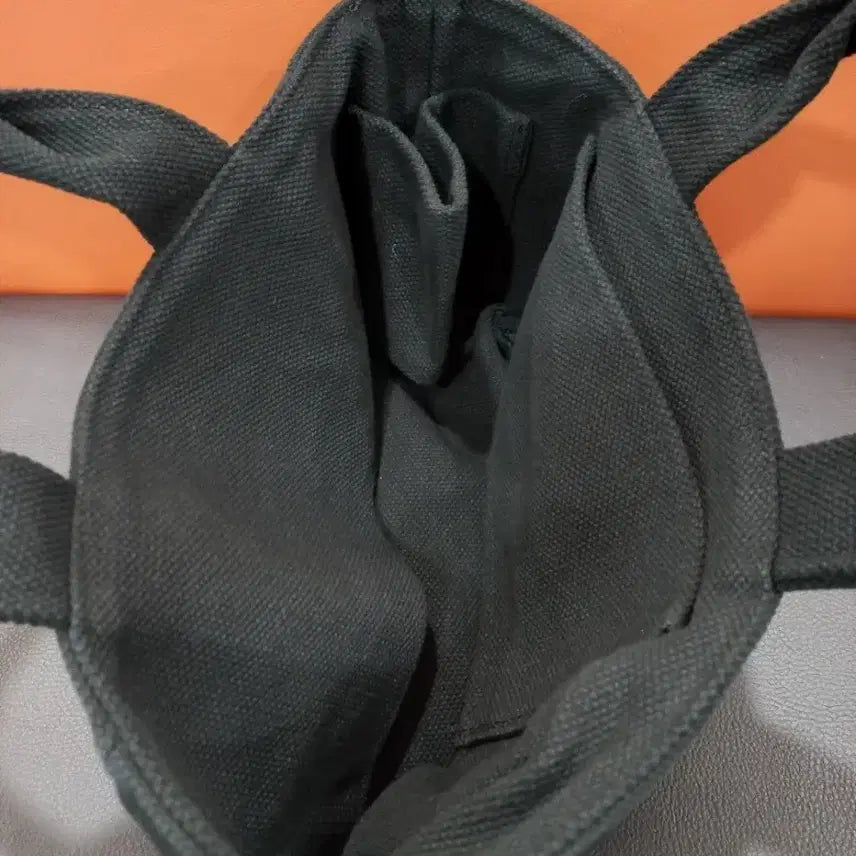 [BUNJANG] Black Canvas Mini Tote Bag / 검정색 캔버스 미니 토트백, 혹은 이너백