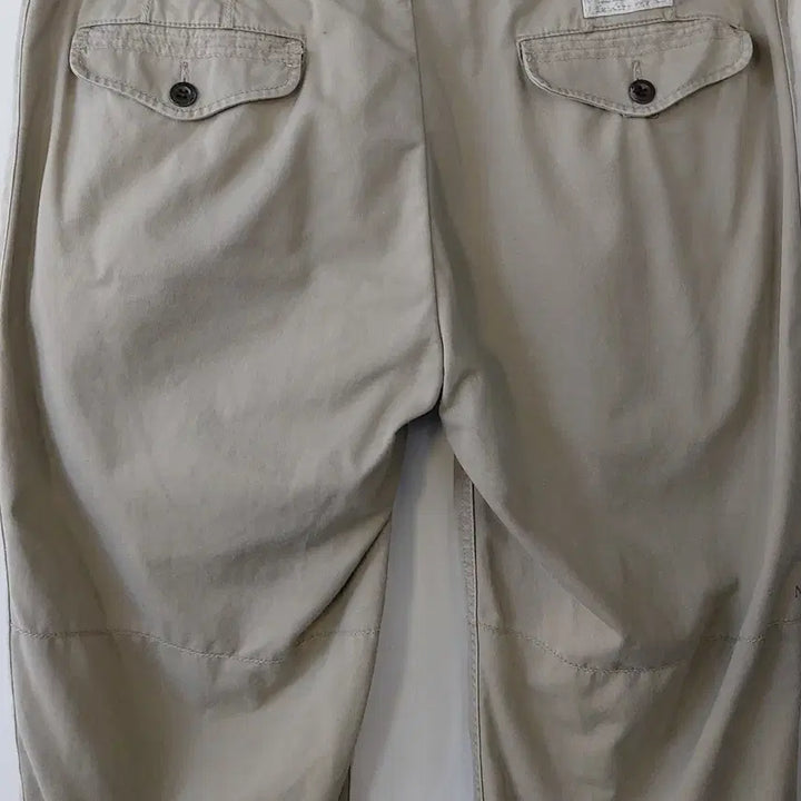 [BUNJANG] Polo Ralph Lauren 90s Vintage Patch Cargo Pants / 폴로랄프로렌 90s빈티지 36/38 아플리케패치 반카고 팬츠. BG.