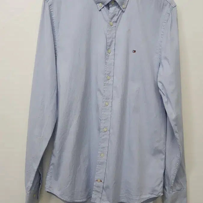 [BUNJANG] Tommy Hilfiger Slim Fit Collar Shirt / 타미힐피거 카라셔츠(slim fit)