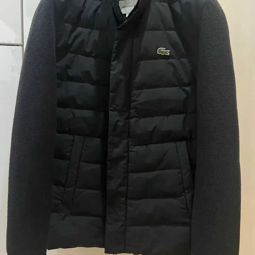 [BUNJANG] Lacoste Knit Padded Jacket / 라코스테 니트패딩 100-103 새상품