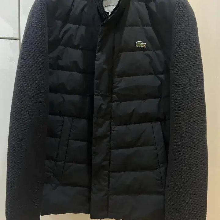 [BUNJANG] Lacoste Knit Padded Jacket / 라코스테 니트패딩 100-103 새상품