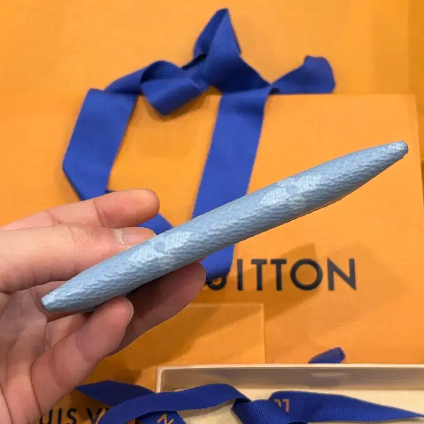 [BUNJANG] Louis Vuitton Card Holder Sky Blue / 루이비통 카드지갑 스카이블루