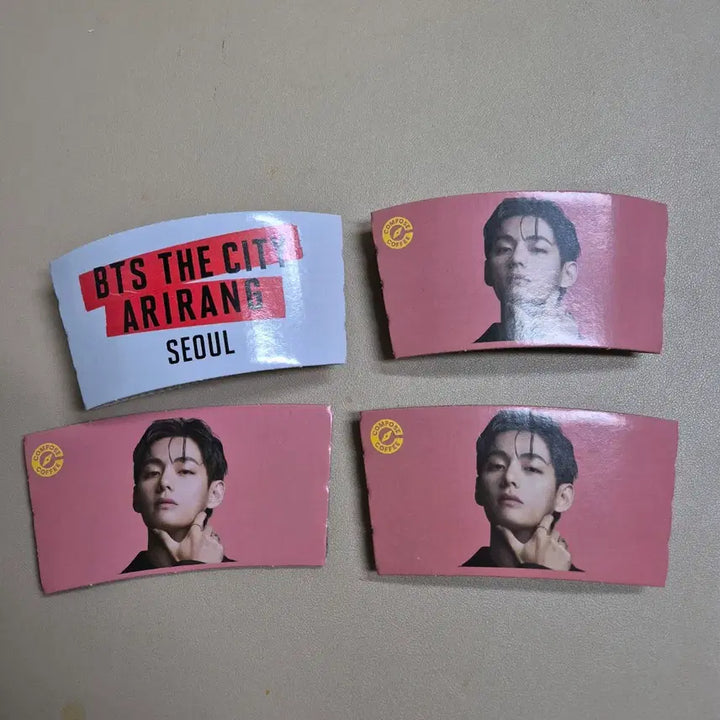 [BUNJANG] BTS V Compose Coffee Cup Holder Bundle Set / 컴포즈커피 BTS 뷔 컵홀더외 4개 일괄
