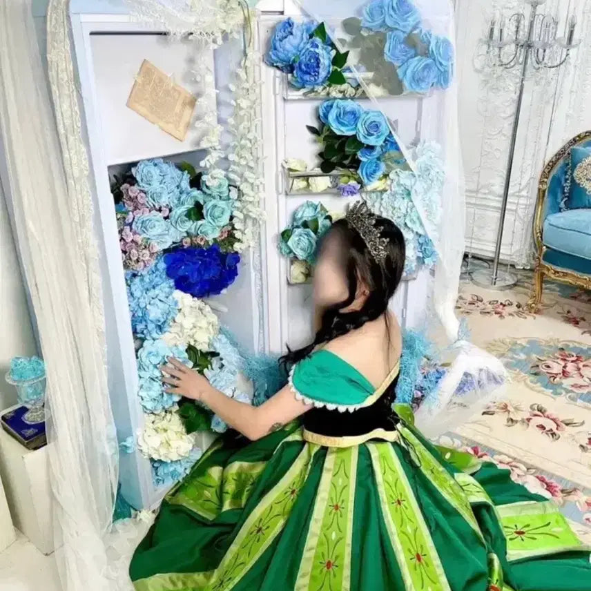 [BUNJANG] Anna Coronation Dress Costume Rental / 안나드레스 졸업사진대여 공주드레스 코스프레대여 코스튬대여 졸업식사진
