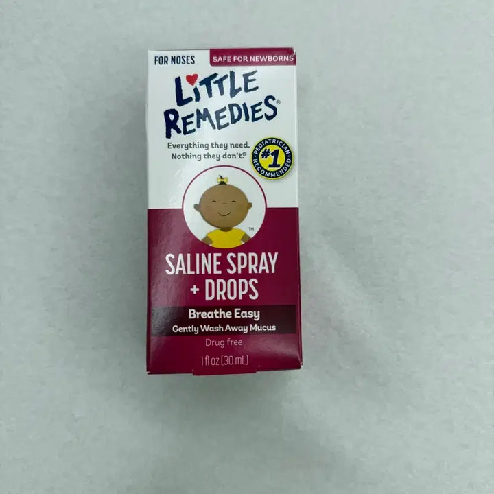[BUNJANG] Little Remedies Saline Nasal Drops &amp; Spray for Baby Congestion / 아기 코막힘 리틀 레미디스 식염수 드롭 스프레이