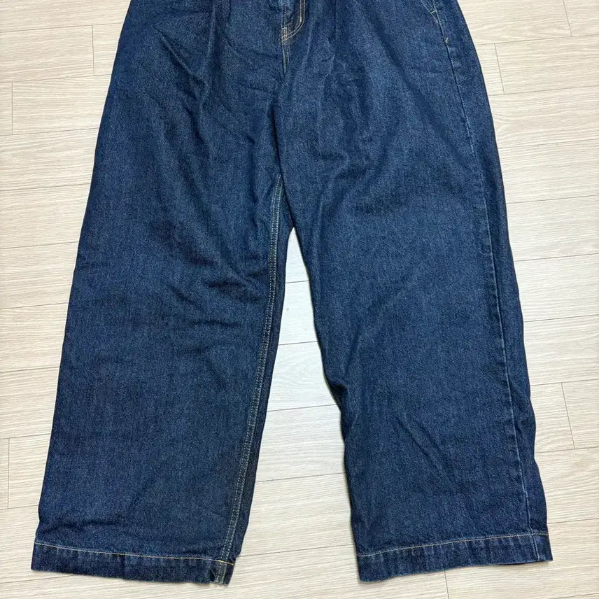 [BUNJANG] Denim Wide Leg Jeans / 데님 와이드 팬츠 청바지