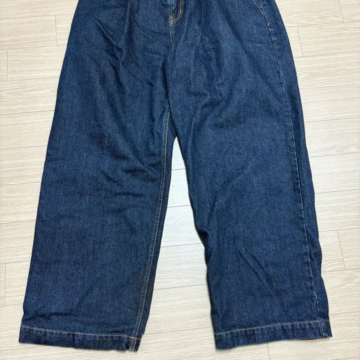[BUNJANG] Denim Wide Leg Jeans / 데님 와이드 팬츠 청바지