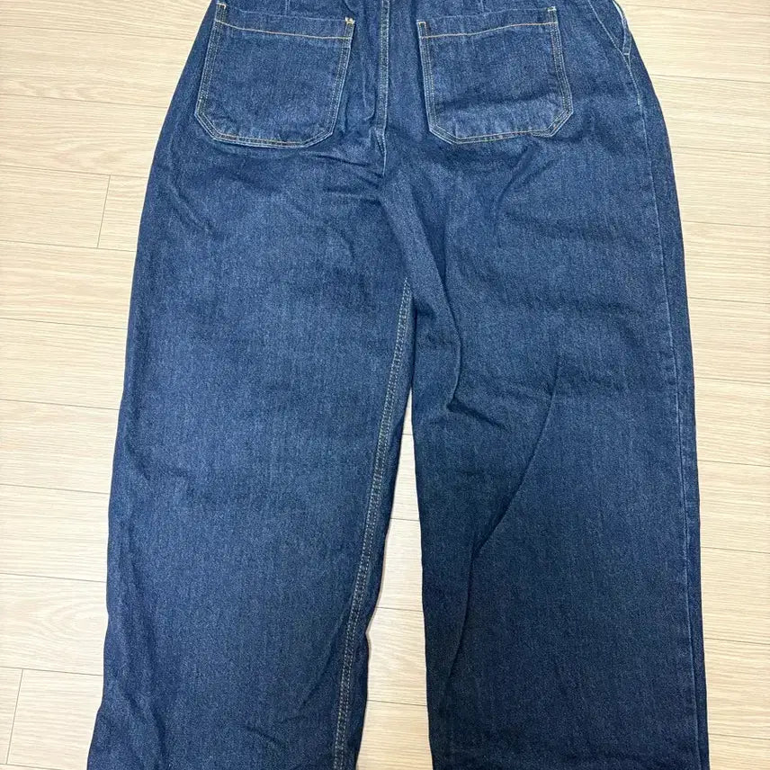 [BUNJANG] Denim Wide Leg Jeans / 데님 와이드 팬츠 청바지