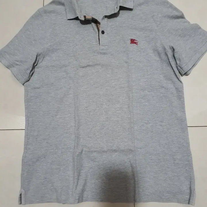 [BUNJANG] Burberry Polo Gray PK T-shirt / 버버리 홀러 그레이 PK반팔티 4055120