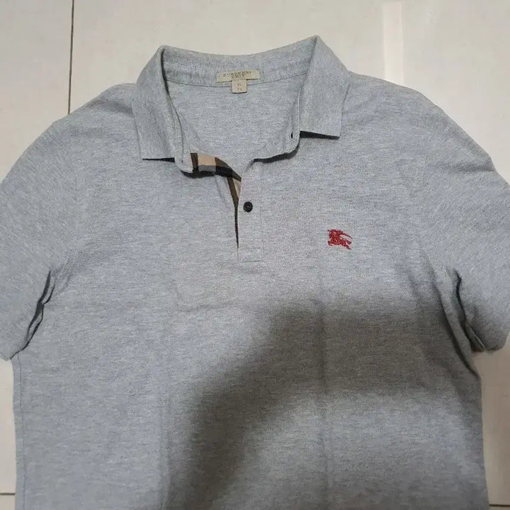 [BUNJANG] Burberry Polo Gray PK T-shirt / 버버리 홀러 그레이 PK반팔티 4055120