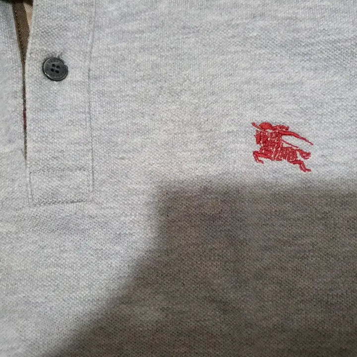 [BUNJANG] Burberry Polo Gray PK T-shirt / 버버리 홀러 그레이 PK반팔티 4055120