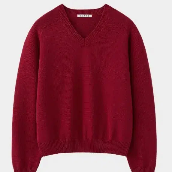 [BUNJANG] Soiree Cotton Saddle Crop Knit / 수아레 코튼 새들 크롭 니트