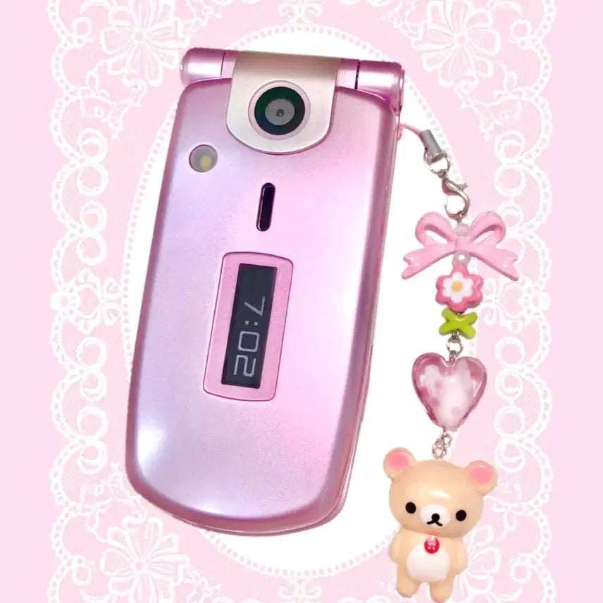 [BUNJANG] Rilakkuma Y2K Model Phone / 고전 초레어 Y2K 리락쿠마 모형폰 목업폰 도코모 핑크폰 갸루폰 고전폰