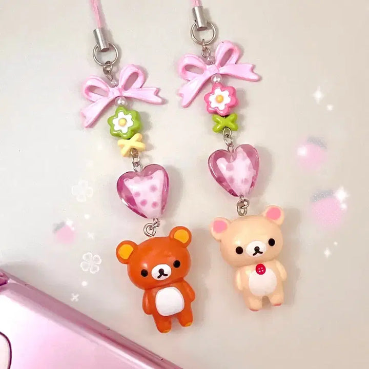 [BUNJANG] Rilakkuma Y2K Model Phone / 고전 초레어 Y2K 리락쿠마 모형폰 목업폰 도코모 핑크폰 갸루폰 고전폰
