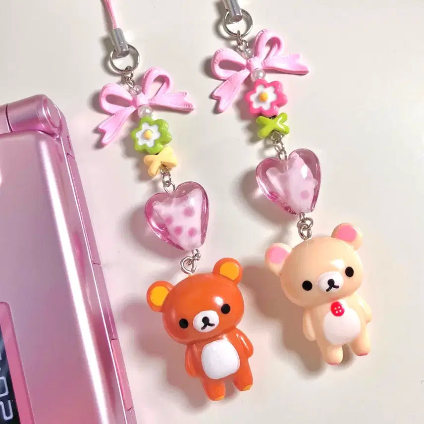 [BUNJANG] Rilakkuma Y2K Model Phone / 고전 초레어 Y2K 리락쿠마 모형폰 목업폰 도코모 핑크폰 갸루폰 고전폰