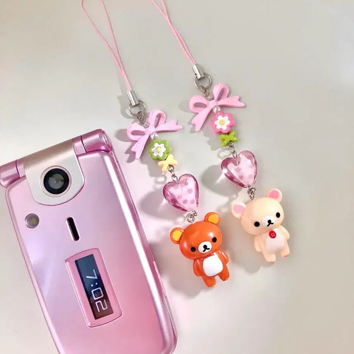 [BUNJANG] Rilakkuma Y2K Model Phone / 고전 초레어 Y2K 리락쿠마 모형폰 목업폰 도코모 핑크폰 갸루폰 고전폰