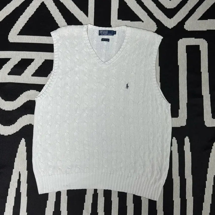 [BUNJANG] Polo Ralph Lauren Cable Knit Vest / 폴로랄프로렌 케이블 니트 베스트 L