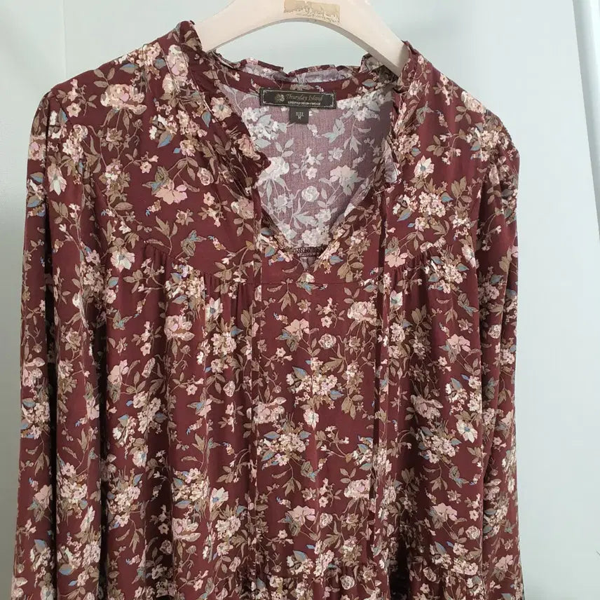 [BUNJANG] Thursday Island Floral Tiered Dress / 써스데이아일랜드 플로럴 티어드원피스