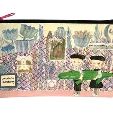 [BUNJANG] ECUTE MM Border Pen Pouch / 에꾸뜨 MM 펜파우치 83238 보더