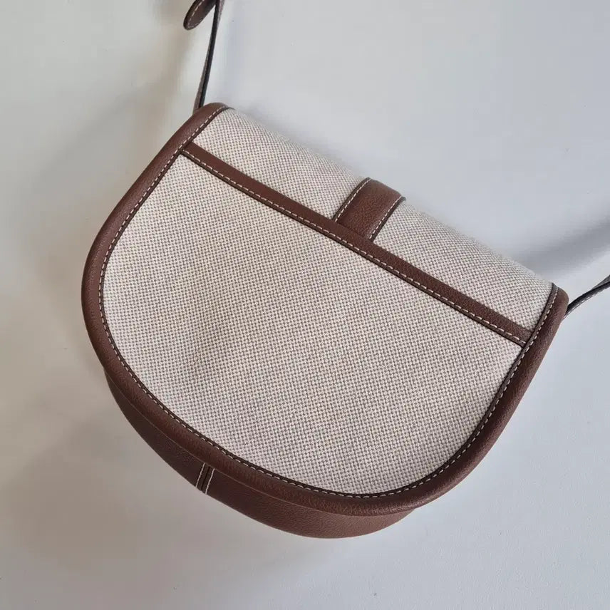 [BUNJANG] Vunque Festone Saddle Bag Brown / 분크 페스토네 새들 브라운