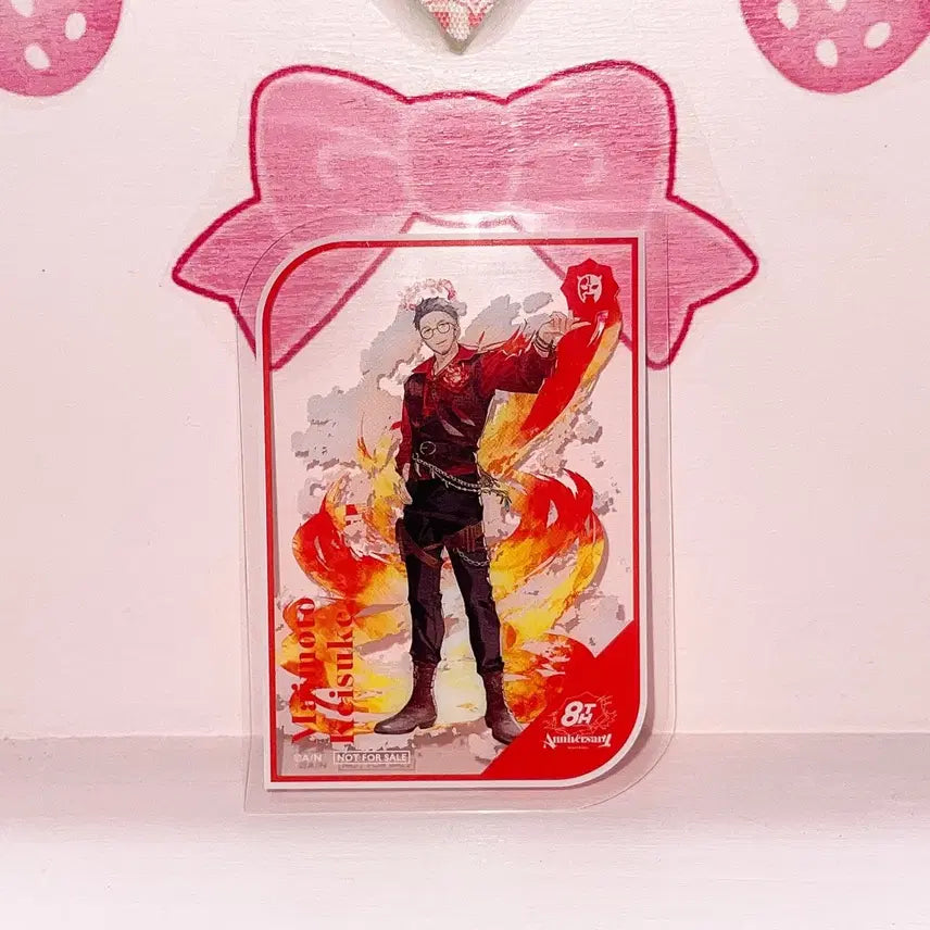 [BUNJANG] Nijisanji 8th Anniversary POB Clear Card - Maimoto Keisuke / 니지산지 8주년 특전 클리어 카드 투명 체키 - 마이모토 케이스케