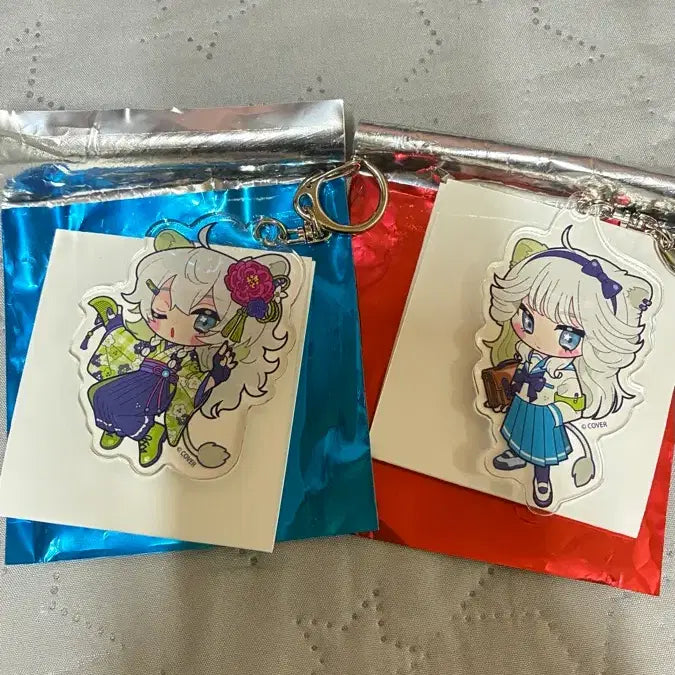[BUNJANG] Hololive Shishiro Botan x Trivillage Acrylic Keyring / 홀로라이브 시시로 보탄 트리빌리지 콜라보 랜덤 아크릴키링