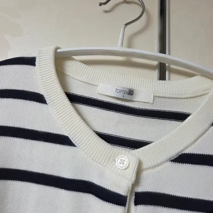 [BUNJANG] Topten Striped Cardigan / 탑텐가디건