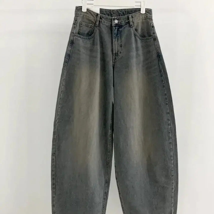[BUNJANG] Billi Mute Denim Pants / 빌리 벌룬핏 뮤트 데님 팬츠
