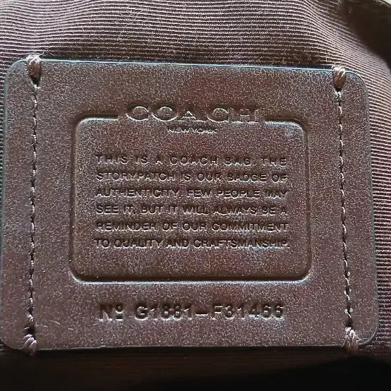 [BUNJANG] Coach Mini Emma Satchel F31466 Handbag / (강원 양양) 코치 미니 엠마 사첼 F31466 (와인색)